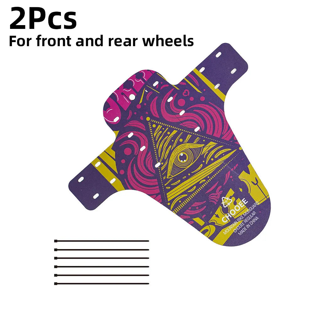 2Pcs Bicycle Fenders Front/Rear Tire Wheel Universal Mudguard MTB Road Bike Wings Fenders Cycling