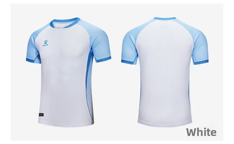 Kelme Men's Football Jersey Breathable Quick Drying Jersey Comprehensive Training Short Sleeved Top Customized Training Uniform