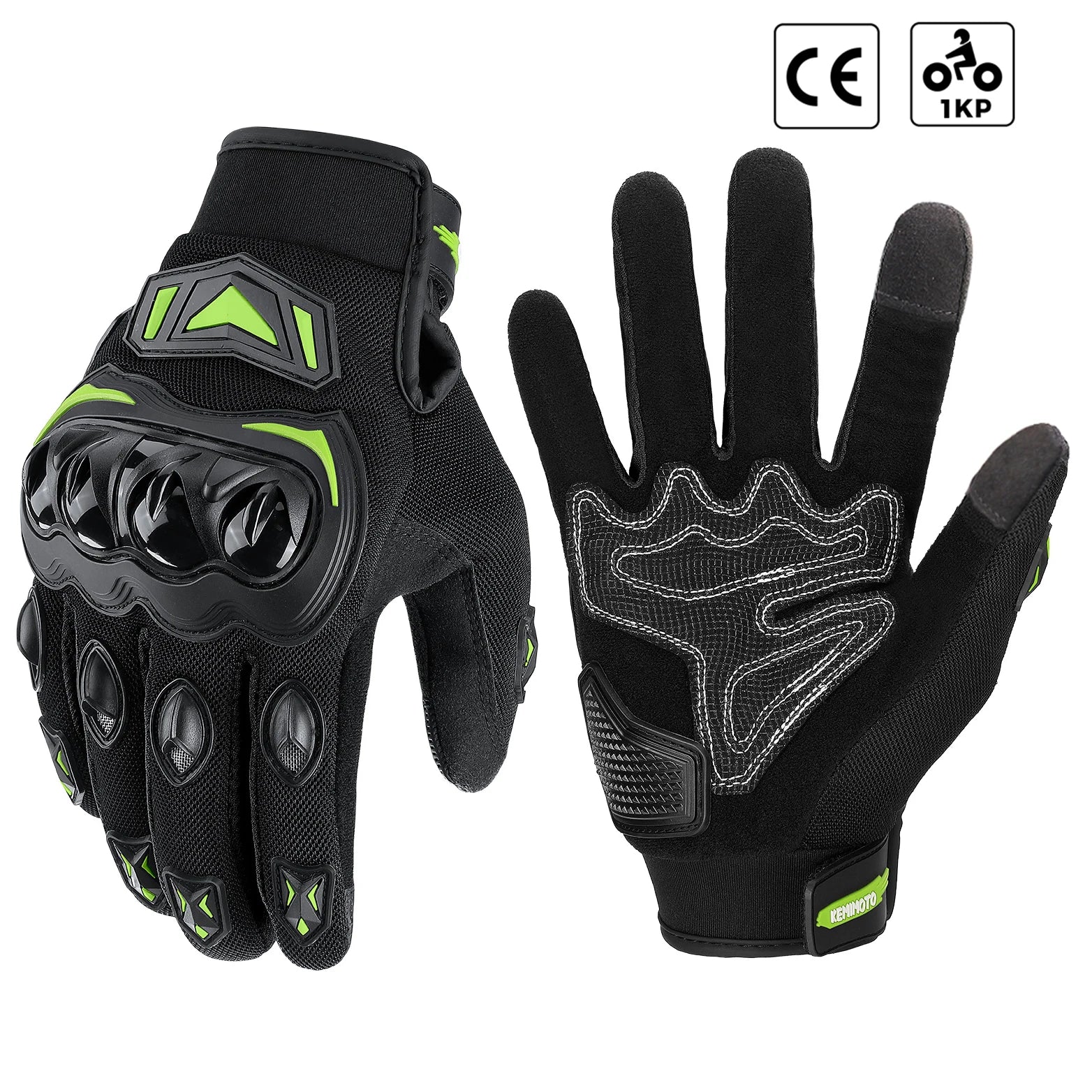 KEMIMOTO Summer Motorcycle Gloves CE Knuckle Protective  Touchscreen Motorbike Riding Gloves Tactical Gloves For Motocross UTV