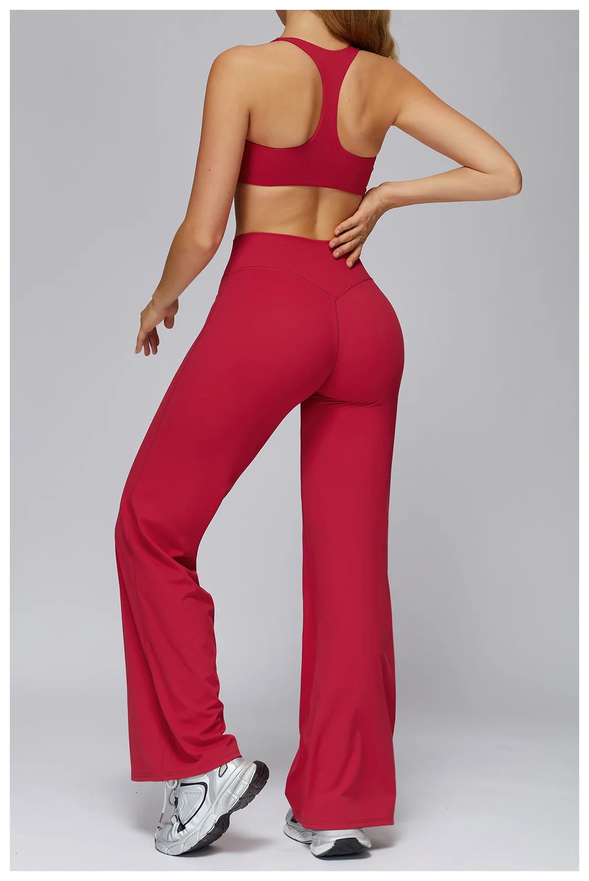 Yoga Set 2 Pieces Sports Outfits Female Clothing Fitness Vest Sportswear Women Tracksuit High Waist Leggings Sport Bra Yoga Suit