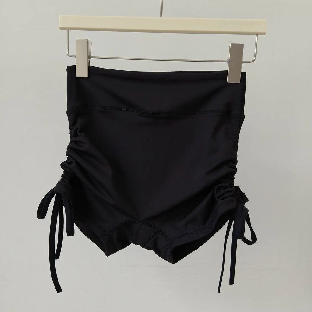 High-Waisted Yoga Shorts for Women Tummy-Tightening Butt-Lifting Quick-Drying Gym Sports Running Training Pilates Hot Pants