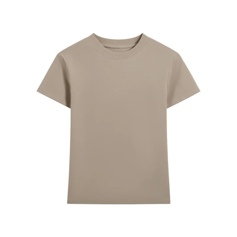 2025 Women's T-shirt Short Sleeve O-neck Cotton Loose Shirts for Women Korean Harajuku Streetwear Casual Spring Summer Top Tees