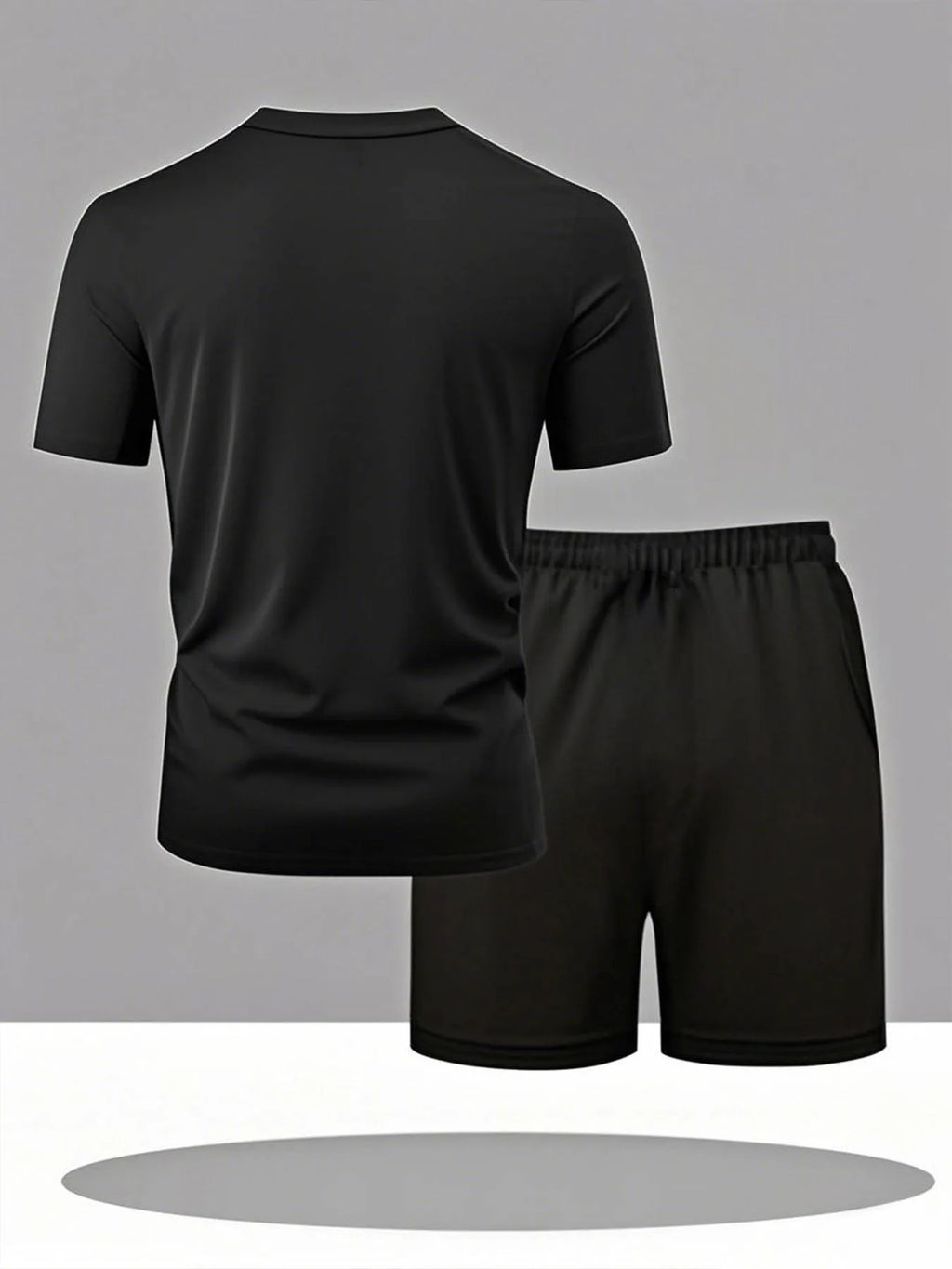2026 Hot Selling Men's 2-Piece Tracksuit, Summer Short Sleeve T-Shirt and Shorts Set for Running Fitness Casual Outdoor