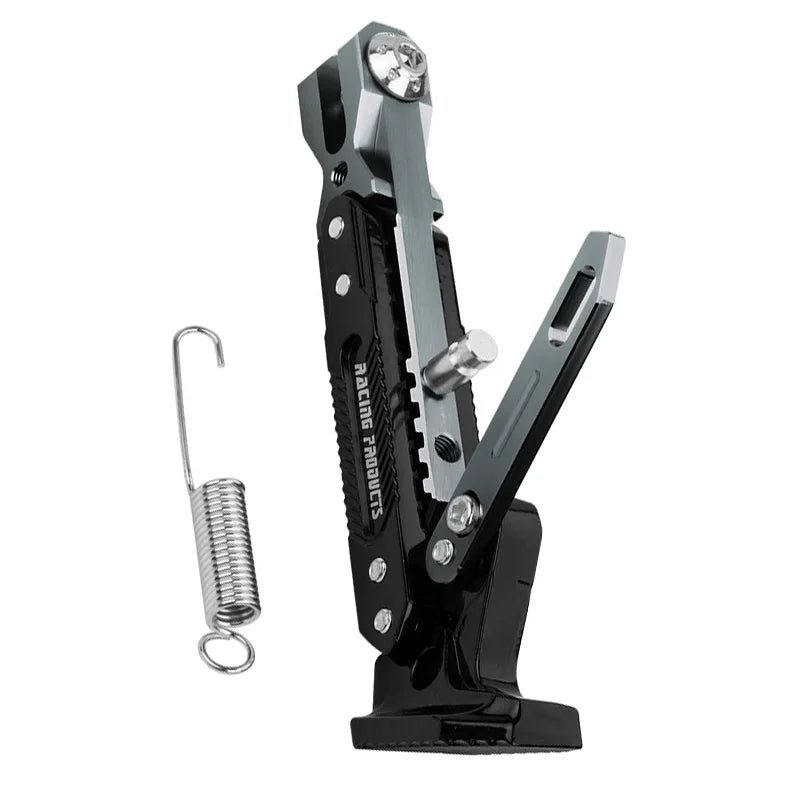 Universal Motorcycle CNC Kickstand Side Support Kick Bracket Foot Stand Adjustable Side Tripod Alloy Motorbike Parking Kickstand
