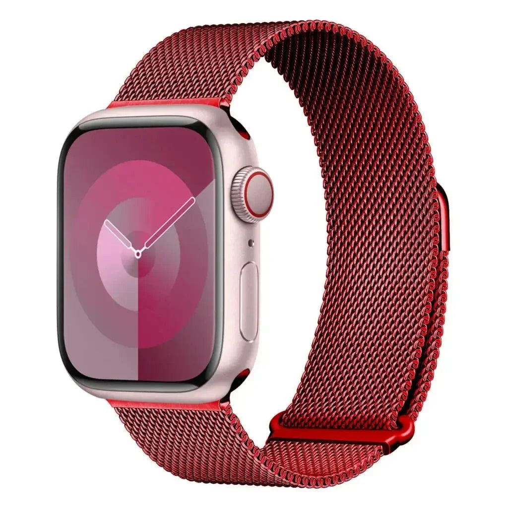 Milanese Loop for apple watch ultra 2 49mm band strap 44mm 45mm 40mm 41mm 38-42mm pride bracelet iwatch series 9 8 7 6 SE 5 4 3