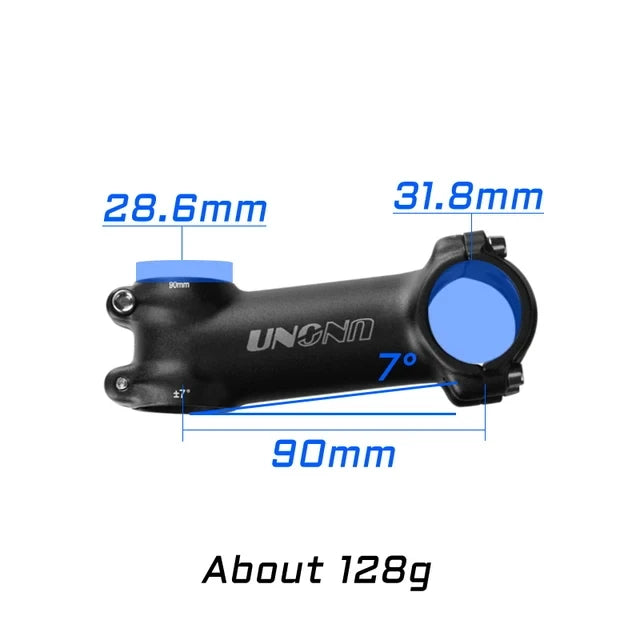 UNO MTB Bike Stem -7 17 35 Degree Ultralight Aluminum Alloy 31.8mm 60 70 80 90 100 110 120 130mm Road Bicycle Stem King Alloy