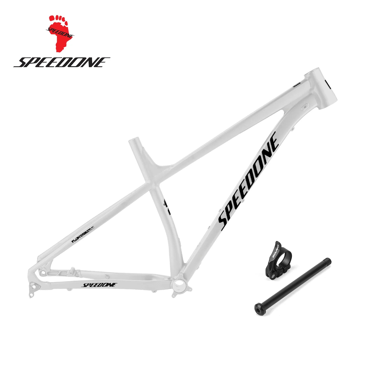 SPEEDONE 29'' Racetrack Bike Frame Ultralight Aluminum Alloy Mountain Bike Hardtail Frame Internal Routing 148x12mm Thru Axle