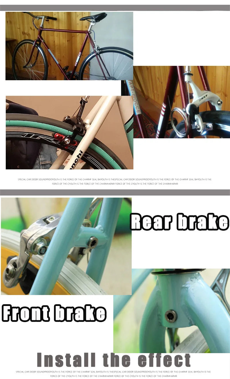 700c*23/25c Bicycle Side Pull Brake C Calipers Rim Brake 47-57MM Urban Fixed Gear Bike Road Parts