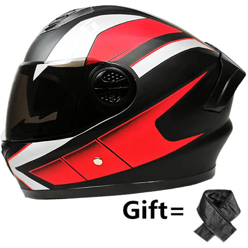 Motorcycle Helmet Casco Moto Motorbike Double Lenses Full Face Helmet Motorcycling Racing Helmet Casco Moto Casque