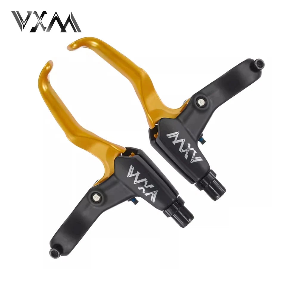 1 Pair Bike Brake Lever High Quality Ultralight Aluminum Alloy Bicycle BMX Brake Handle MTB Mountain Cycling Brake Levers V/Disc