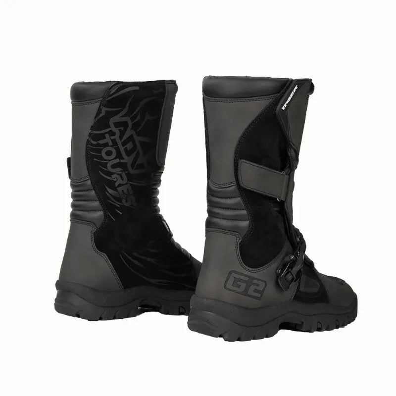 G2 Professional Outdoors Motocross Racing Long Boots Anti Slip Breathable Motos Shoes Men's Motorcycle Protective Boots