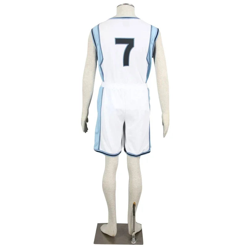 Kuroko no Basuke Teiko School #7 Midorima Shintaro Basketball Jersey Anime School Costume
