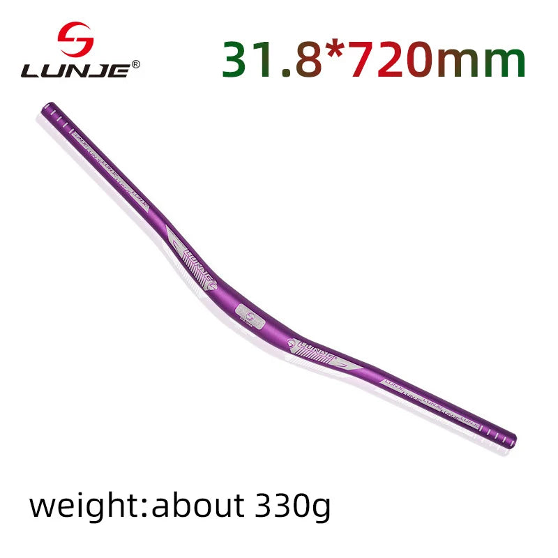Mountain Bike Handlebar 31.8mm Bicycle Riser Bar 720/780/800mm Aluminum Alloy Handle MTB Downhill Horizontal Cycling Parts