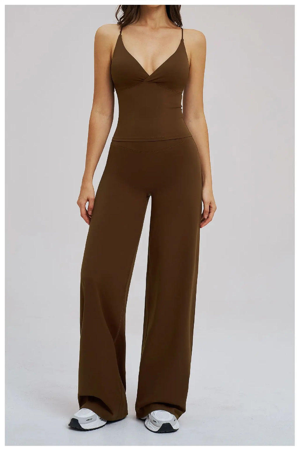 Yoga Flared Pants Women Sexy High Waist Wide Leg Pants Gym Fitness Bell Bottom Trousers Sports Flared Pants Latin Dance Trousers