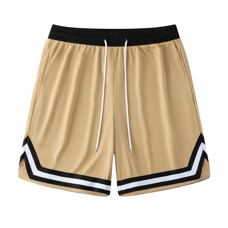 Simple Striped Graphic Beach Shorts For Men Fashion Summer Holiday Vacation 3D Printed Short Pants Casual Oversized Swim Trunks