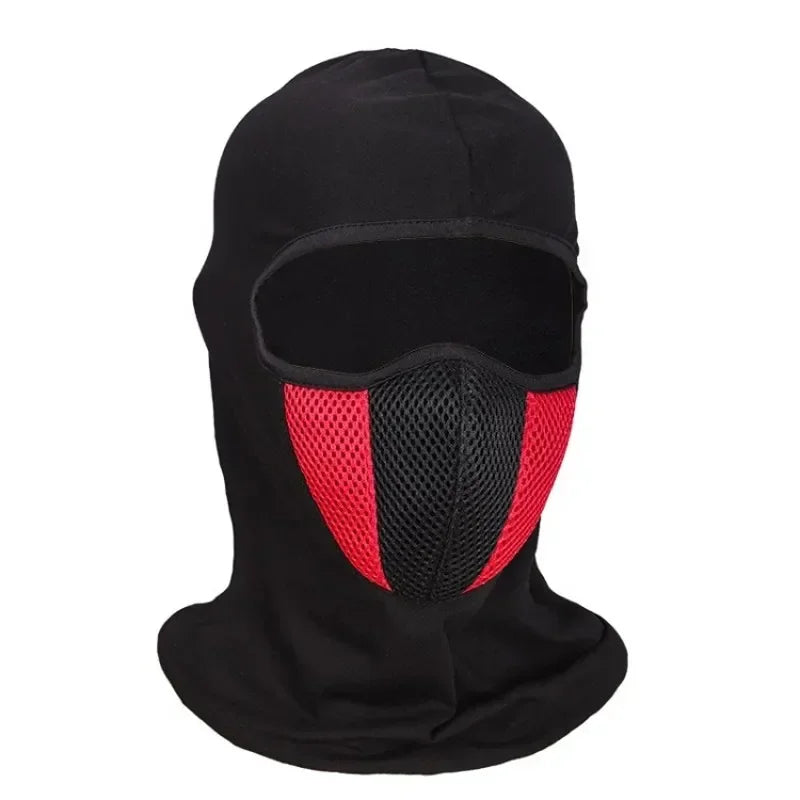 Full Face Mask Cycling Windproof Headgear Motorcycle Balaclava Breathable Outdoor Sports Men CS Mask Head Cover Hat