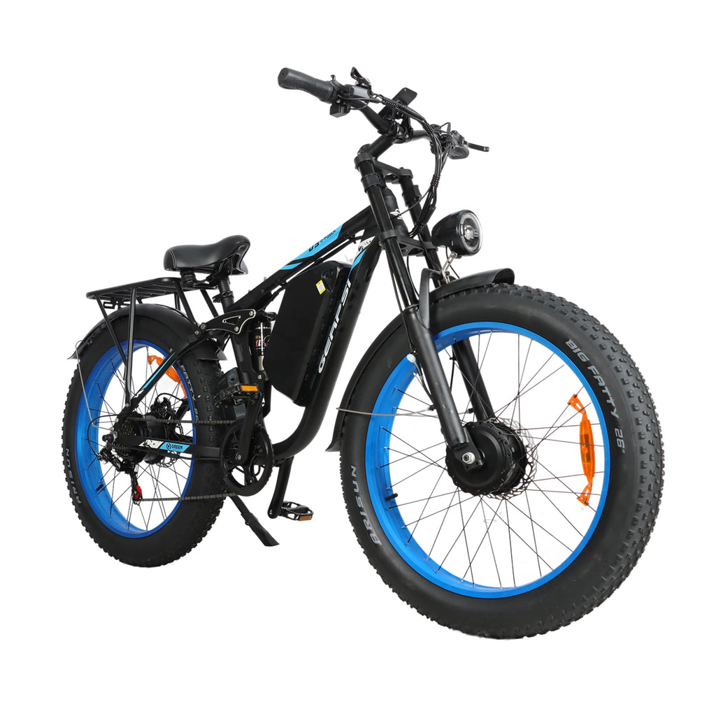 Baolujie Dp-2603-Sj E-Bike 3000W Dual Motor 52V32Ah Battery Adult Off-Road Riding Outdoor Electric Bicycle