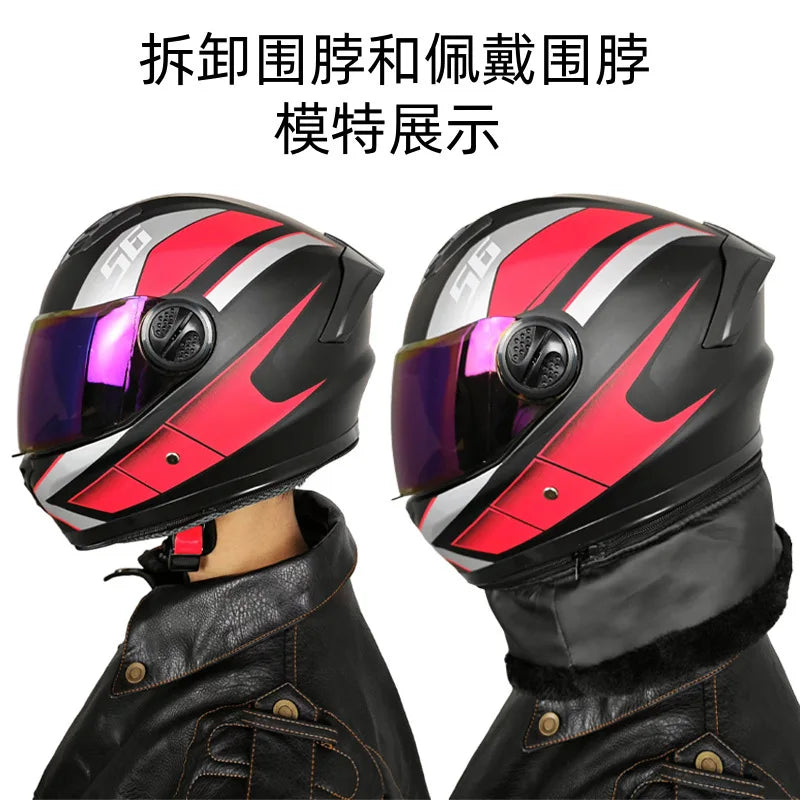 Motorcycle Helmet Casco Moto Motorbike Double Lenses Full Face Helmet Motorcycling Racing Helmet Casco Moto Casque