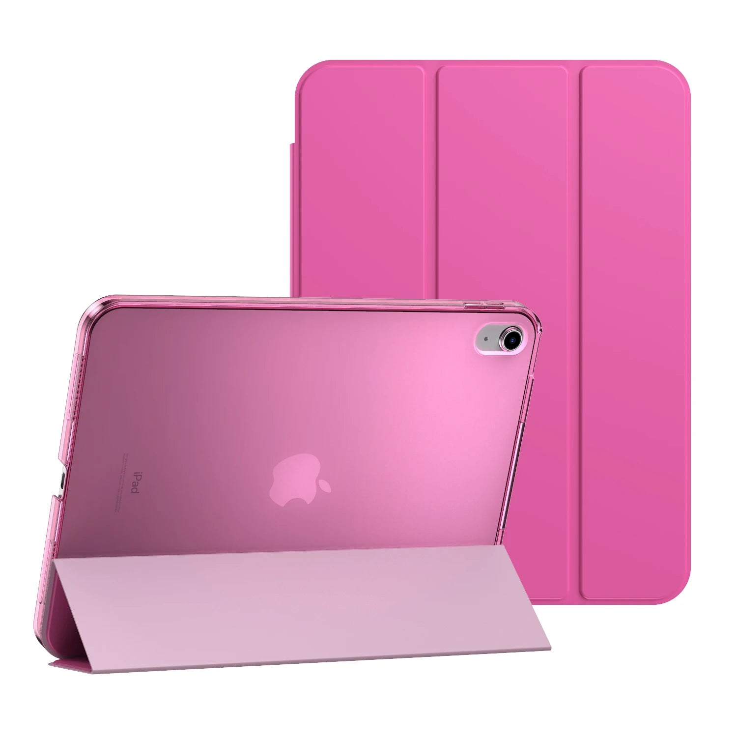 For iPad(A16) 11th Generation 2025, iPad 10th Gen Case 10.9inch 2022,Back Shell Smart Cover, Support Touch ID, Auto Wake/Sleep