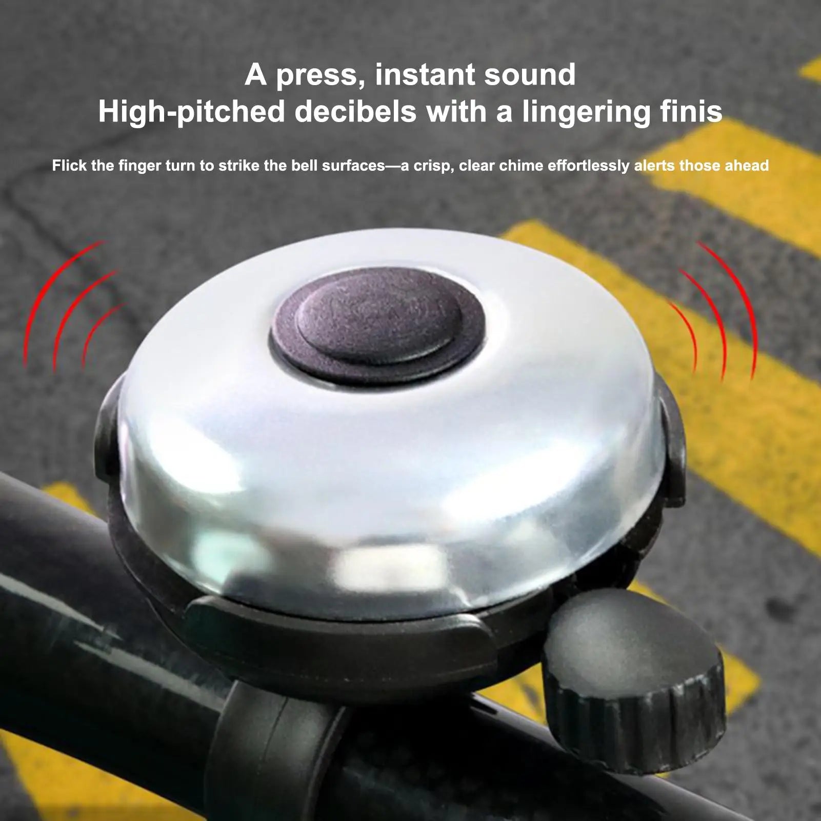 Universal Bicycle Bell Alloy Cycling Ring Horn Bike Handlebar Outdoor Riding Safety 100dB Loud Scooter Accessories Classic