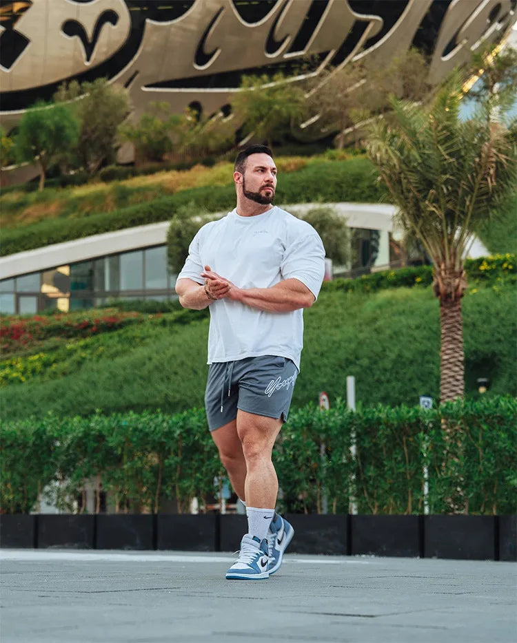Trend Men's Mesh Beach Swim Casual Shorts Man Quick Dry Loose Basketball Jogger Short Pants Gym Fitness Sport Running Sweatpants
