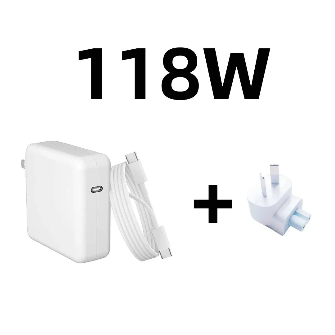 Charger for Apple Macbook Pro 16 15 13 inches laptop, 30W 61W 87W 96W 100W 118W 140W, MacBook Pro type-c