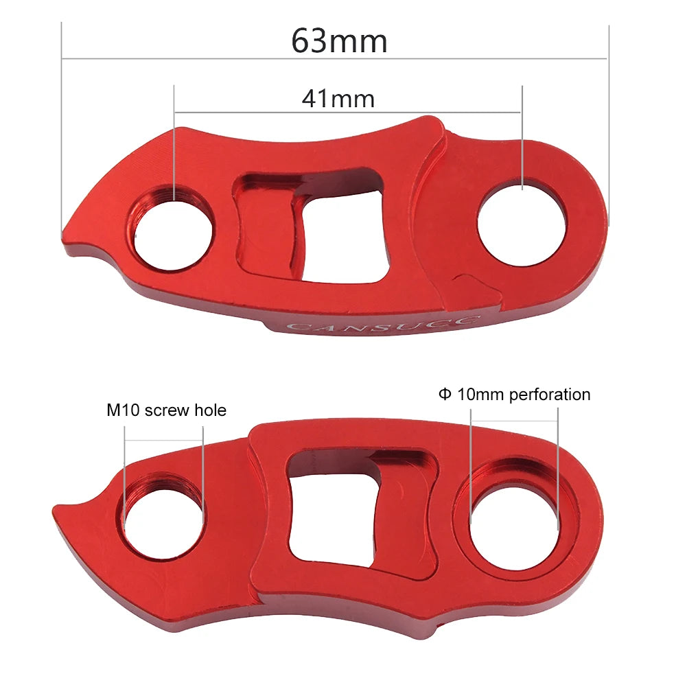 Bike Rear Derailleur Hanger Extension Gear Tail Hook Cassette Adapter MTB Road Bike Cycling Frame Gear 40-56T Bike Accessories