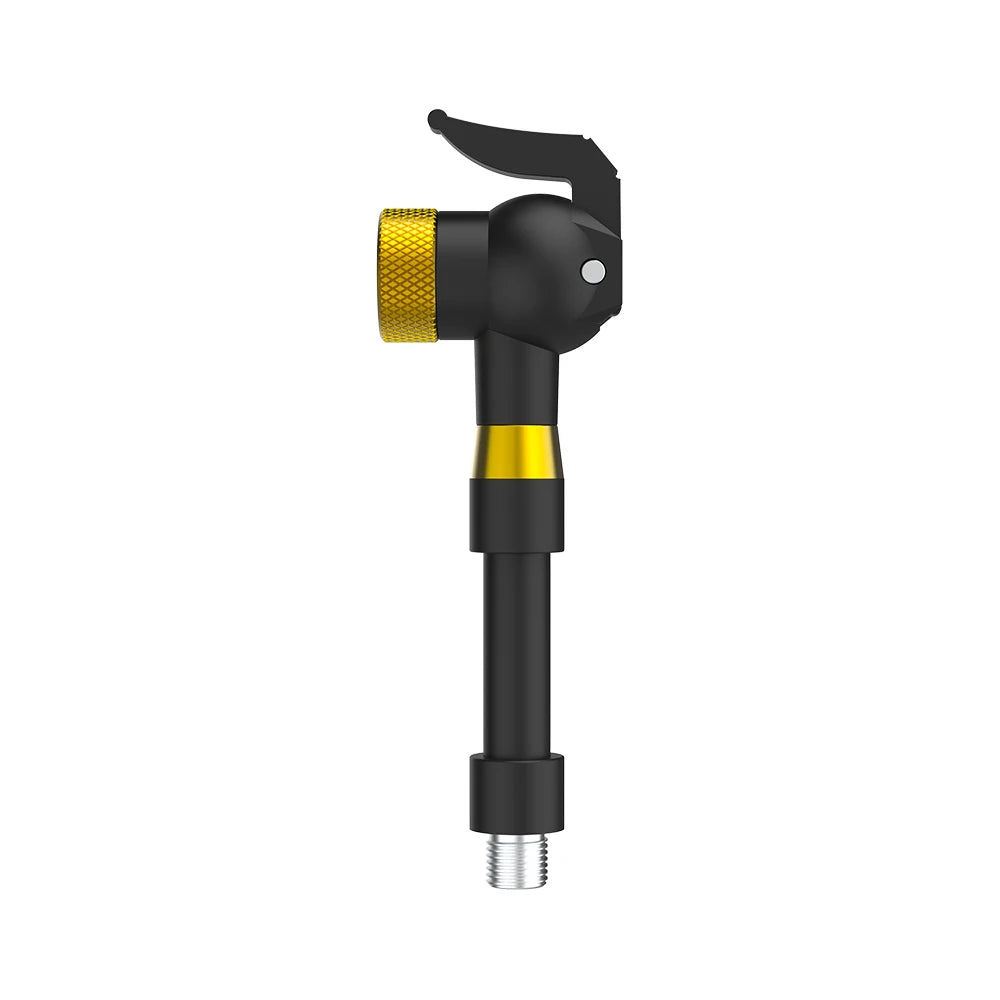 Universal Bicycle Air Nozzle with Presta Schrader & Clik Valves Portable Bike Tire Pump Connector Adapter Inflatable Air Chuck