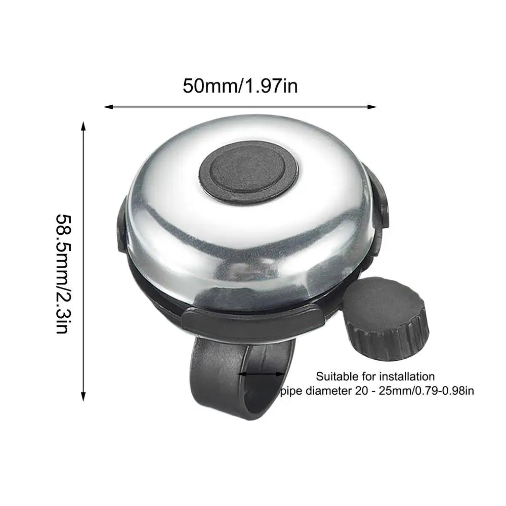 Universal Bicycle Bell Alloy Cycling Ring Horn Bike Handlebar Outdoor Riding Safety 100dB Loud Scooter Accessories Classic