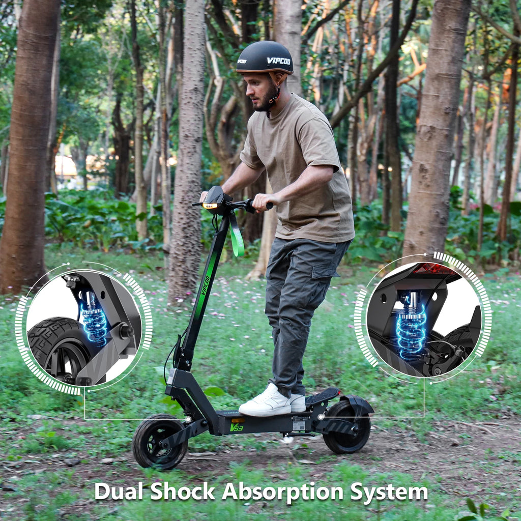 UK Warehouse High Speed VIPCOO VS3 48V 800W Motorized Electric Scooters Drop Shipping for Britain England
