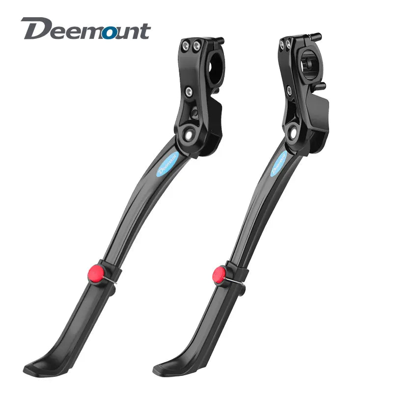 Deemount Lightweight Bike Side Stay for 24-29in/700C MTB Road Cycling Sturdy Alloy Kickstand with Non-Slip Wide Foot Design