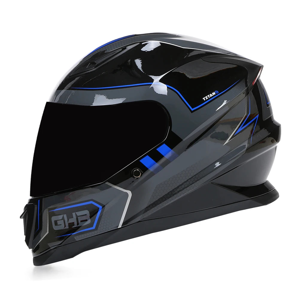 DOT ECE Approved Full Face Helmet Motorcycle Helmet Helm Helmet Outdoor Full Face Riding Casco Moto Capacetes Helmets Unisex