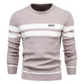 New Autumn Pullover Men's Sweater O-neck Patchwork Long Sleeve Warm Slim Sweaters Men Casual Fashion Sweater Men Clothing