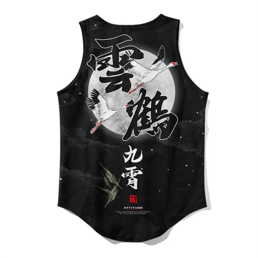 Anime Peak Costume Basketball Jersey Cosplay Uniform Vest Singlet Shirt Sleeveless Set Tank Tops