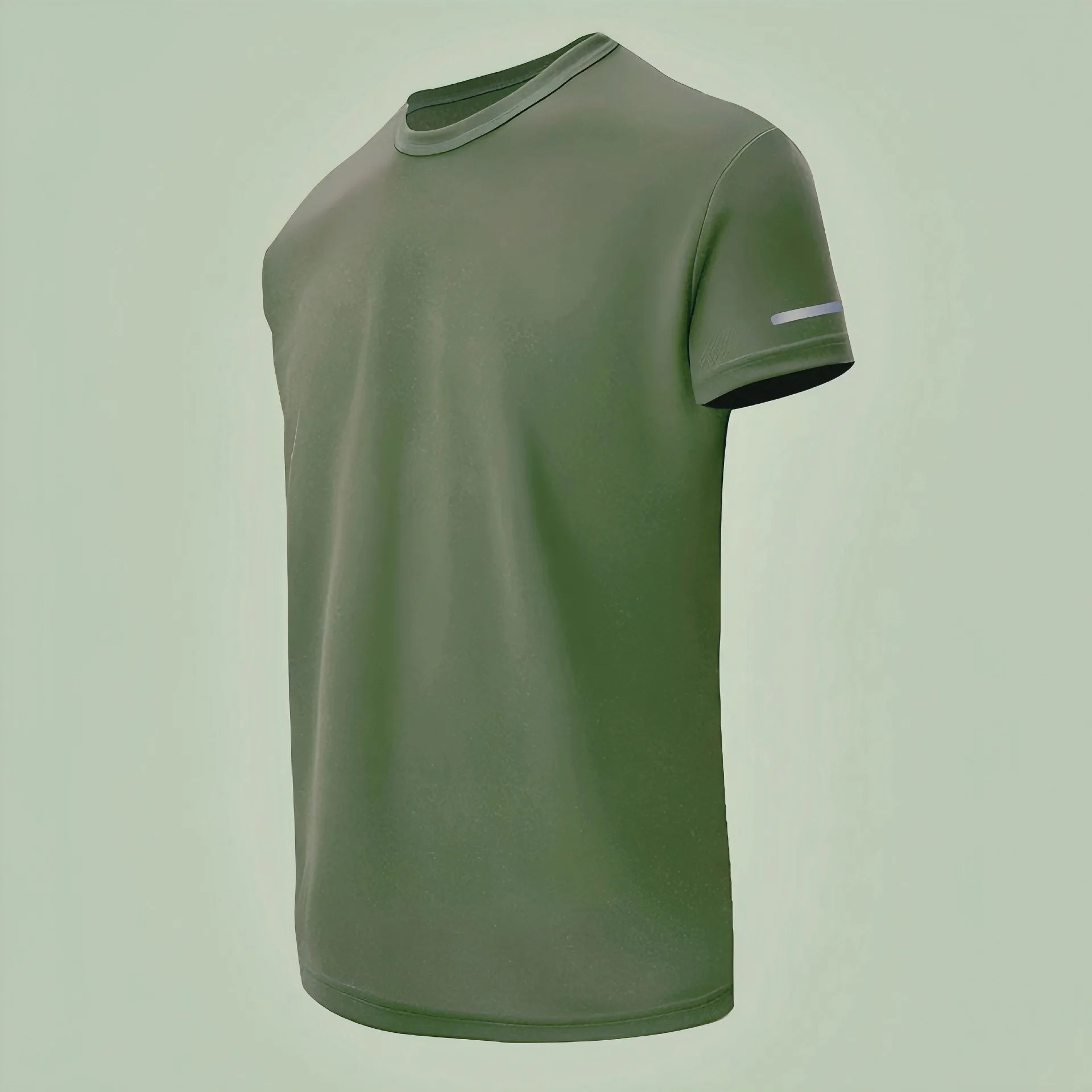 Solid Color Quick Drying Breathable Sports T-shirt For Men Running Basketball Football Training Fitness Short Sleeve T Shirt Man