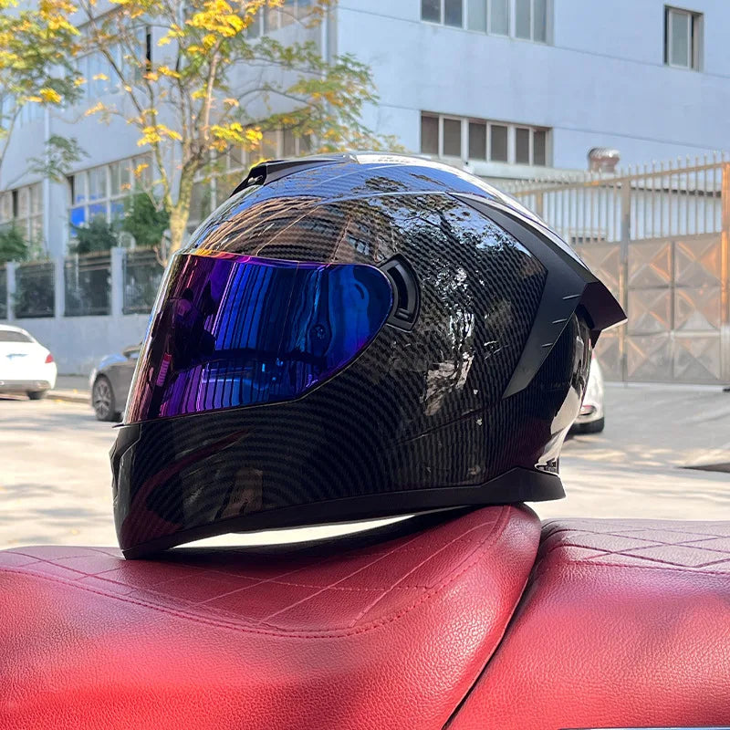 Motorcycle full Face Helmets for Men and Women Moto Racing helmet Adult safety helmet DOT certification