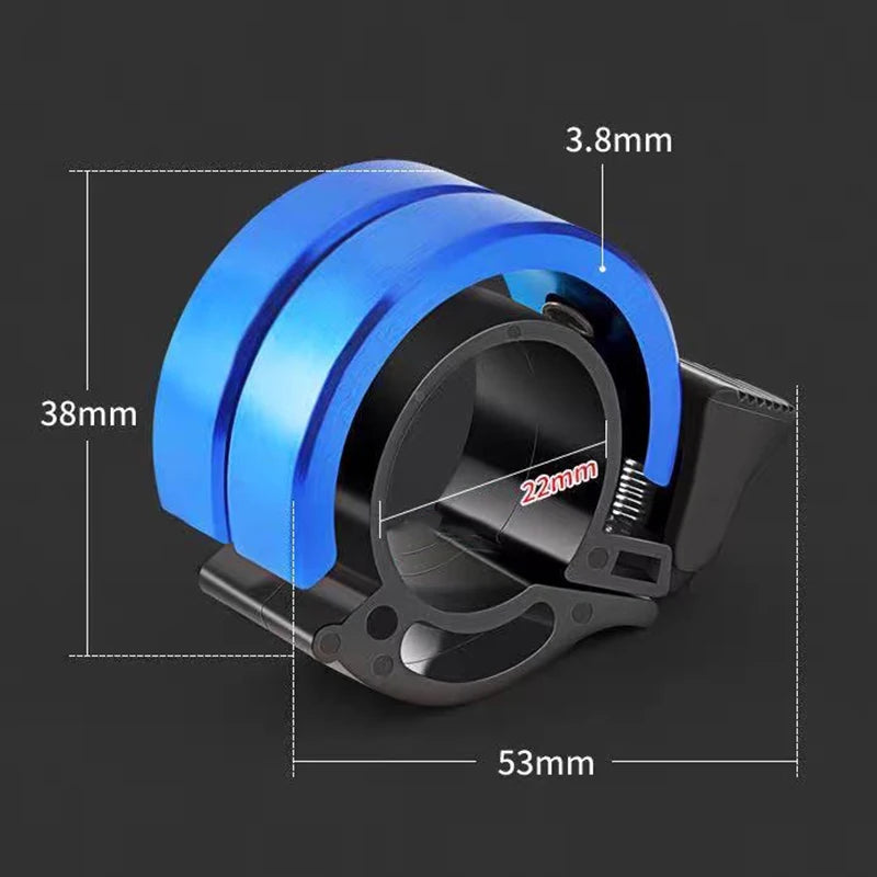 Bicycle Bell Alloy Loud Bike Bell Invisible Universal Handlebar Ring Bike Horn MTB Road Cycling Safety Accessories
