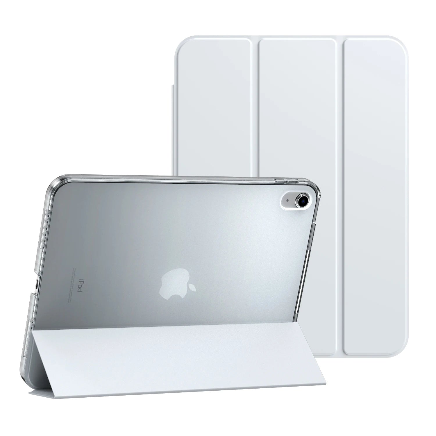 For iPad(A16) 11th Generation 2025, iPad 10th Gen Case 10.9inch 2022,Back Shell Smart Cover, Support Touch ID, Auto Wake/Sleep