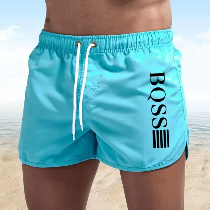 2026 Summer Quick-Dry Swim Pants, Breathable Mesh Quick-Dry Surf and Beach Pants, Men's Sport Pants, Elastic Waist Short Pants