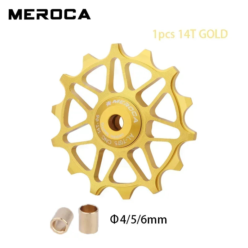 12 14T Road Bike Ceramic Bearing Pulley 8V 9V 10V 11v Rear Derailleur Guide Wheel for Sram Shimano Mountain Bike Derailleur