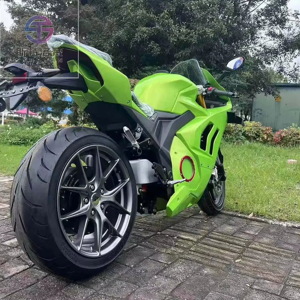 DKV4S 8000W High-Power Hub Motor Electric Racing Motorcycle 150km/h 72V Lithium Battery Middle Motor 150km/h Electric Racing