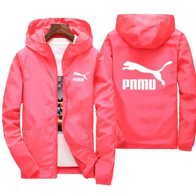 2026 New Men's Spring Autumn Windproof Sunscreen Coat Hooded Long Sleeve Thin Jacket Outdoor Fashion Trend Daily Outerwear
