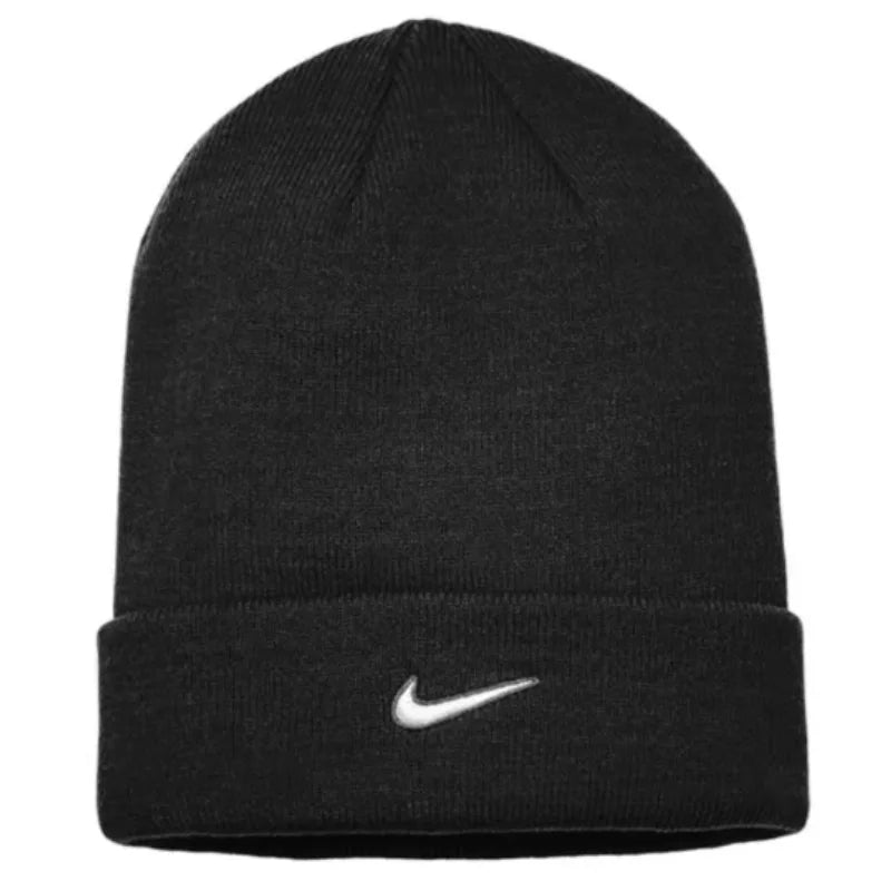 Nike Beanie Acrylic, Warm, Everyday, Sports, Fashion, Woolen Hat, Premium, Men and Women Black CW6117-010