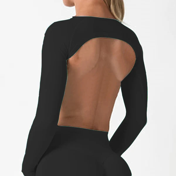 Dvision Sports Long Sleeve Yoga Shirt Shrug Seamless Woman Fitness Elastic Breathable Sports Long Sleeve Crop Tops Shirts XP65