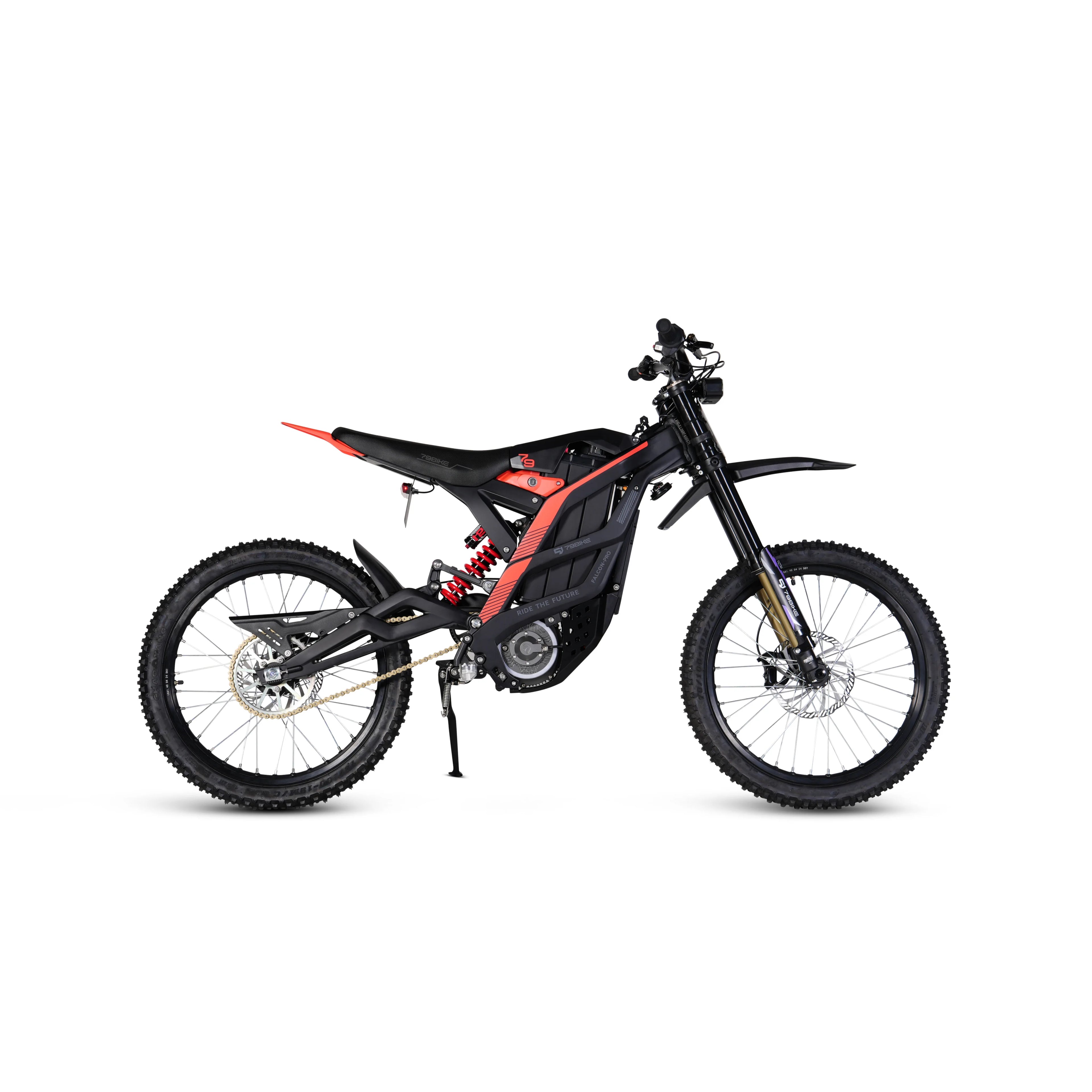 TcFalcon Pro electric bicycle 72V brushless central motor, aluminum alloy, single speed, lithium battery, hydraulic disc brake 1