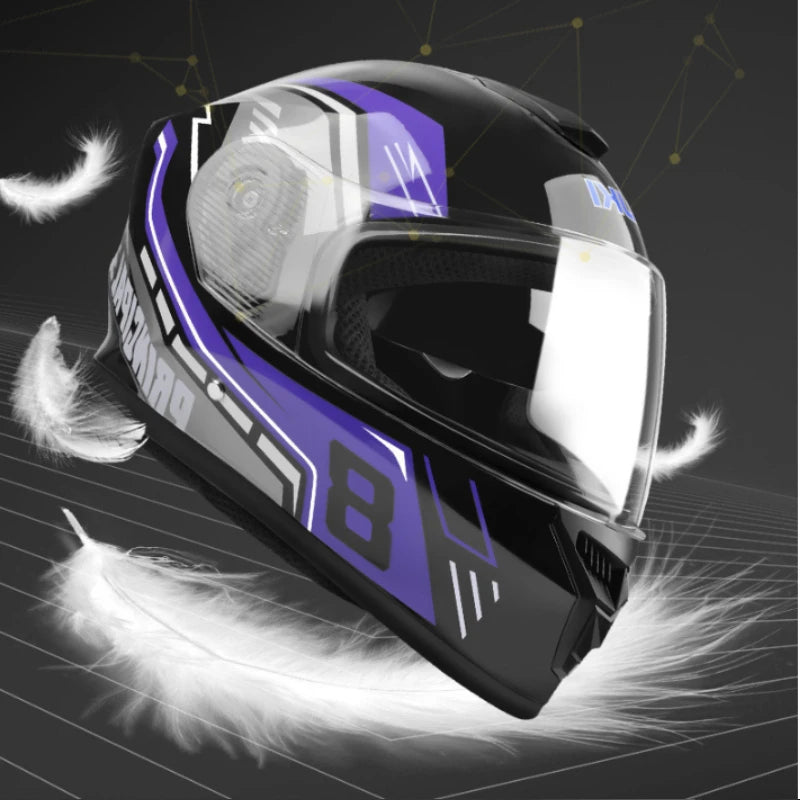 Universal Motorcycle Helmets Full-Face Helmets for Men and Women Electric Scooter Safety Helmets Casco De Moto
