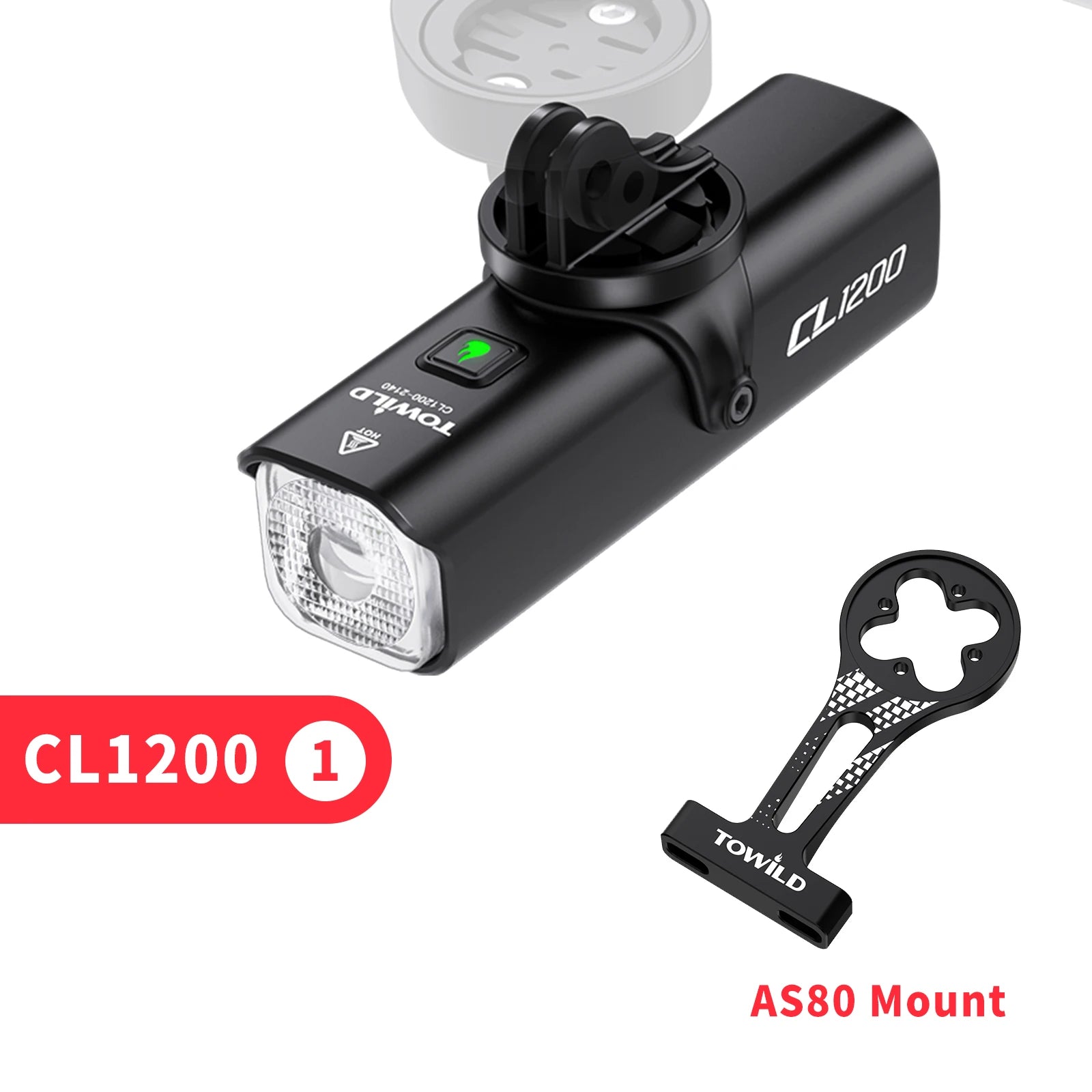 TOWILD CL1200 Smart Bike light Remote Control Bicycle Lights 5000mAh battery Type-C Rechargeable Road MTB IPX6 Bicycle headlight
