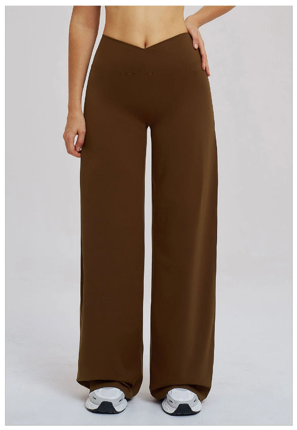 Yoga Flared Pants Women Sexy High Waist Wide Leg Pants Gym Fitness Bell Bottom Trousers Sports Flared Pants Latin Dance Trousers