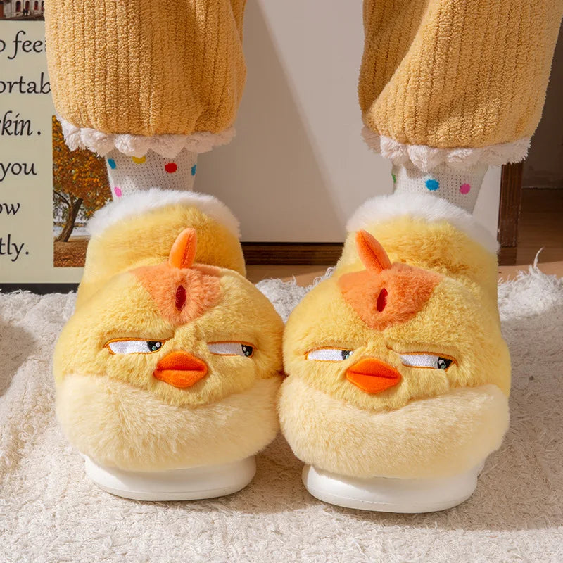 Newest cat paw feet slippers woman fluffy closed heel home shoes for women winter warm slip on animal claw slipper furry loafer