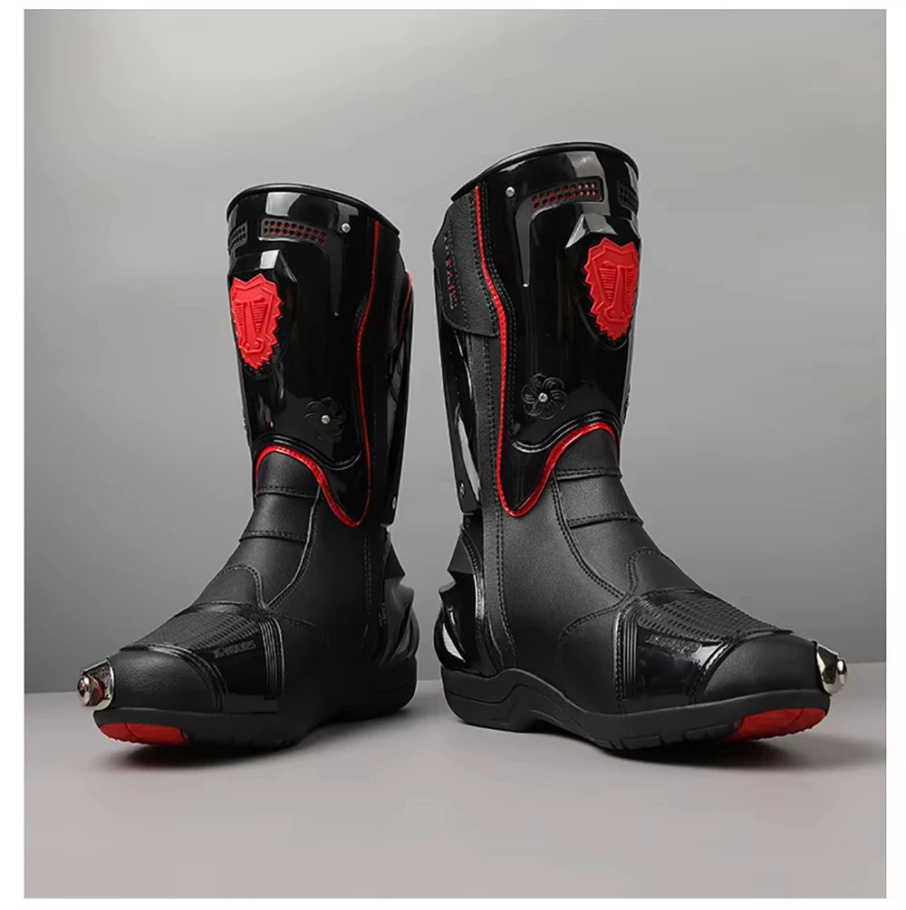 Motorcycle Boots Men Anti-slip Motorcyclist Shoes Adventure Touring Motocross MTB Dirt Bike Boots Motorcycle Accessories